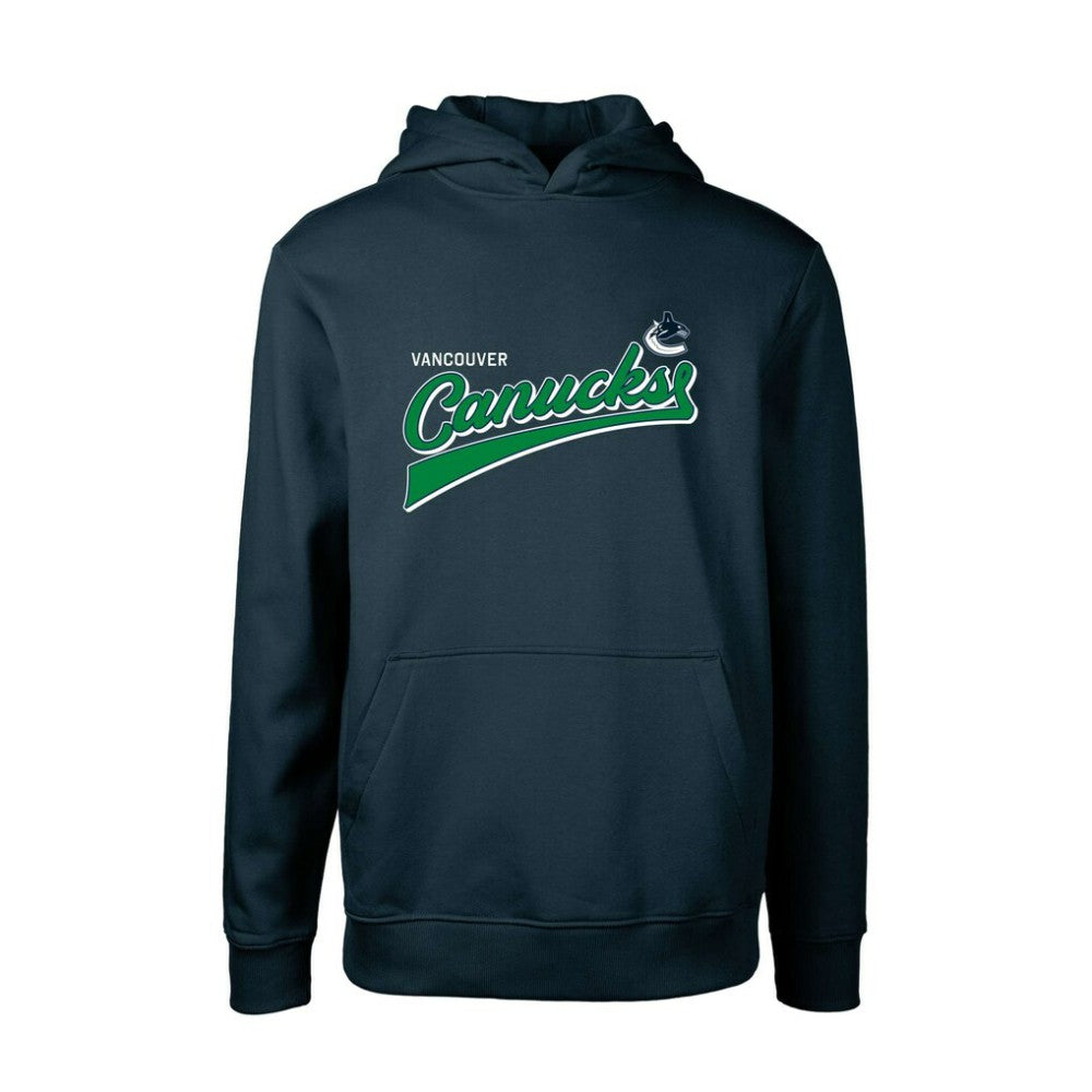 Vancouver Canucks Levelwear Youth Podium Retro Script Fleece Pullover Hoodie -  NHL Hoodies