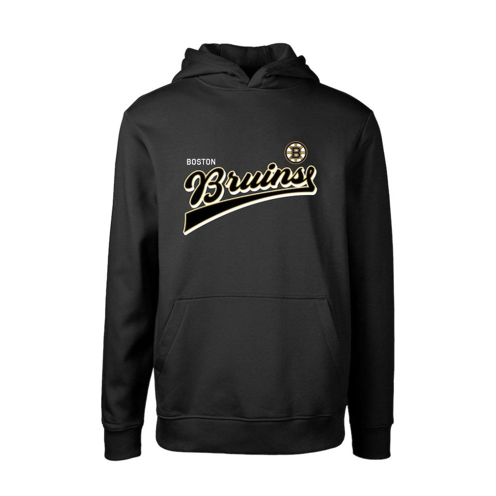 Boston Bruins Levelwear Youth Podium Retro Script Fleece Pullover Hoodie -  NHL Hoodies