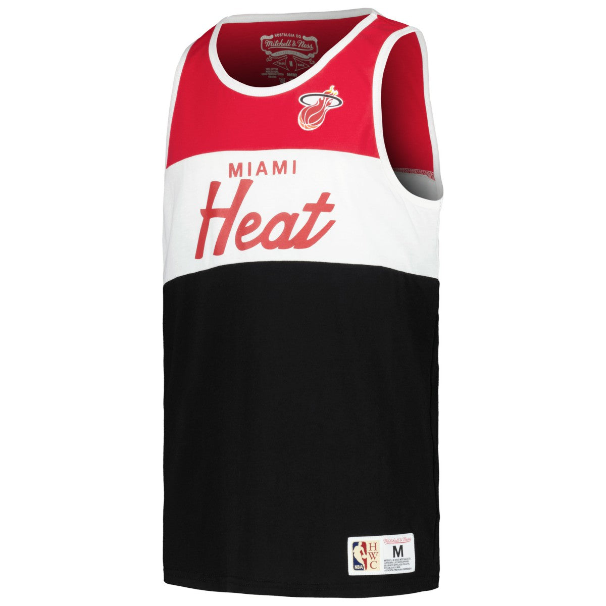 Red/Black Miami Heat Youth Hardwood Classics Special Script Tank Top | NBA