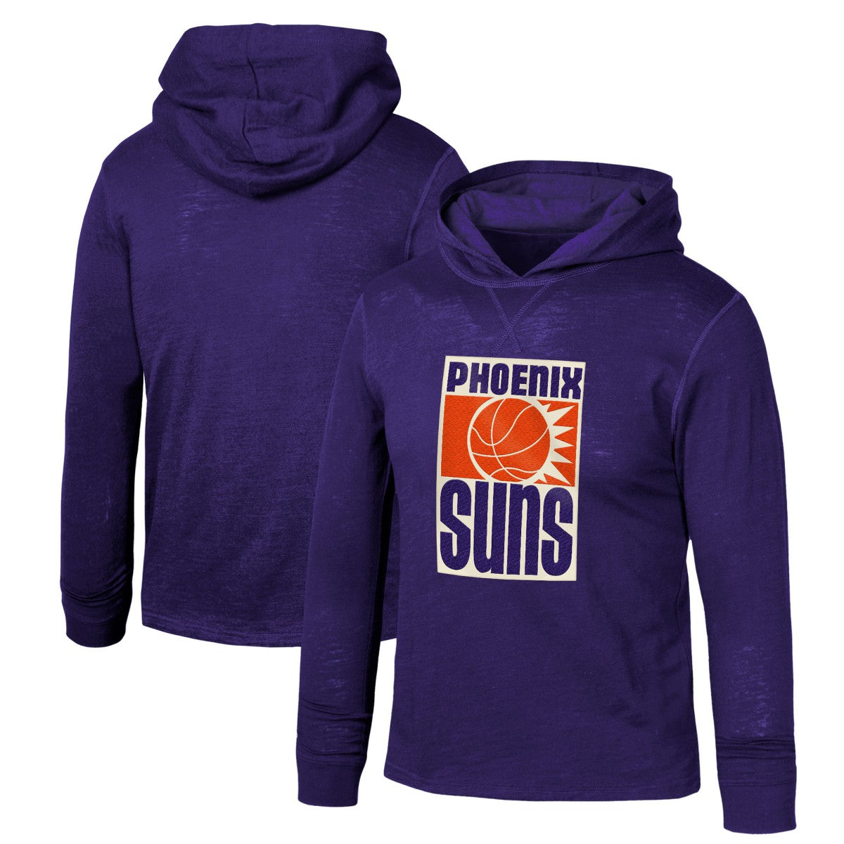 Purple Phoenix Suns Youth Hardwood Classics Legendary Slub Lightweight Pullover Hoodie | NBA