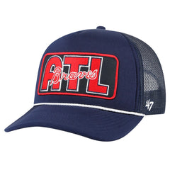 Atlanta Braves '47 Local Patch Foam Front Trucker Adjustable Hat - MLB Hats