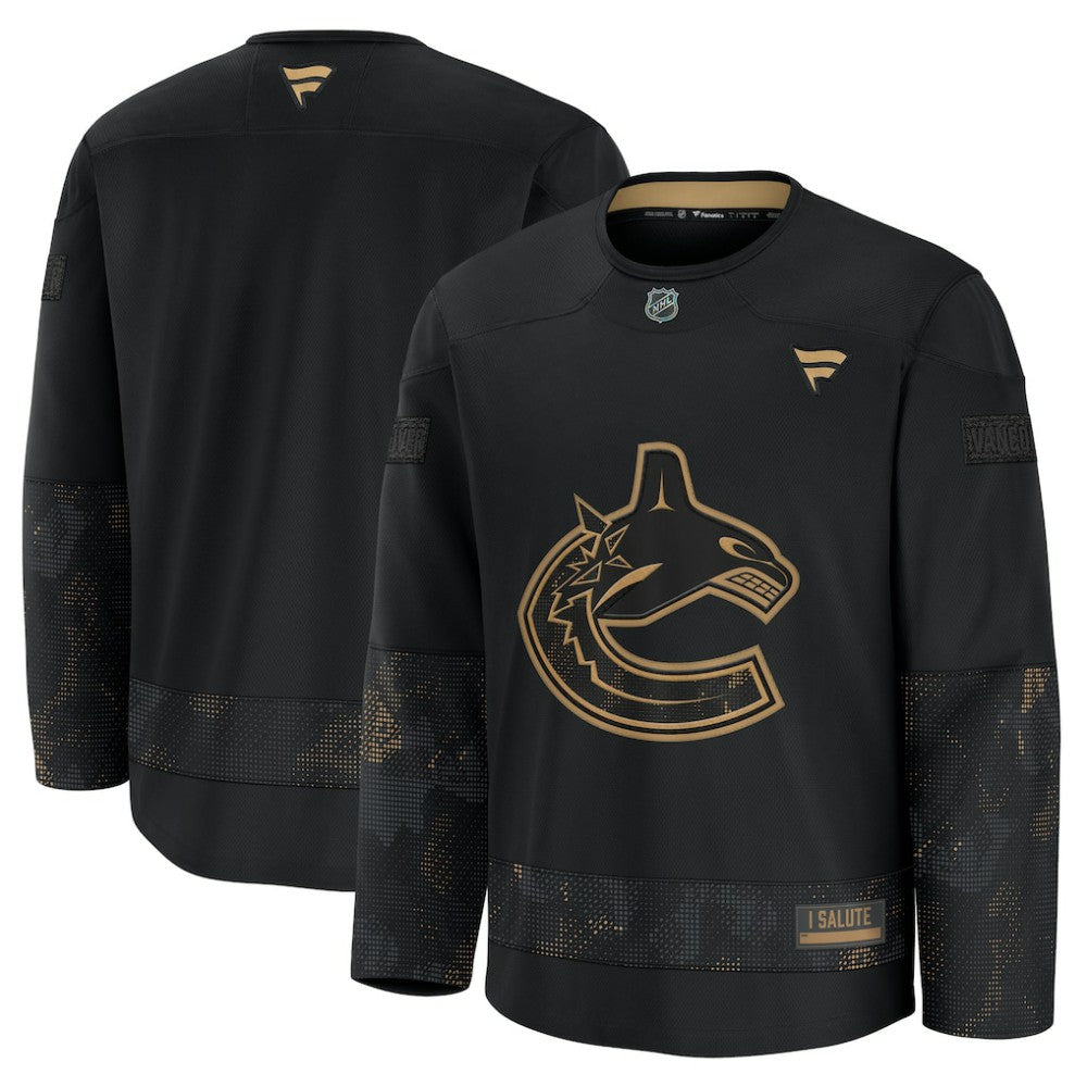 Vancouver Canucks Fanatics 2024 Military Appreciation Practice Jersey -  NHL Jerseys