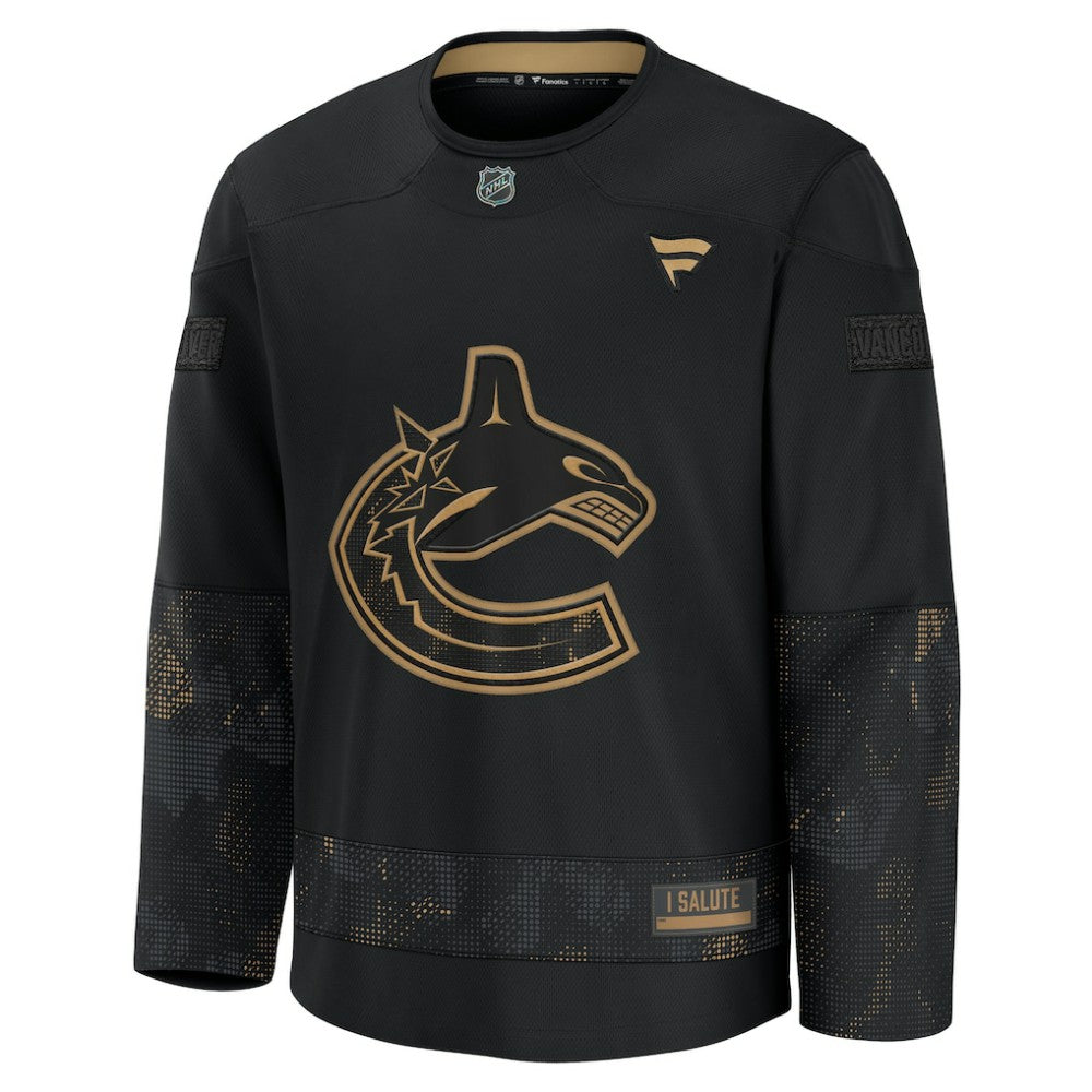 Vancouver Canucks Fanatics 2024 Military Appreciation Practice Jersey -  NHL Jerseys