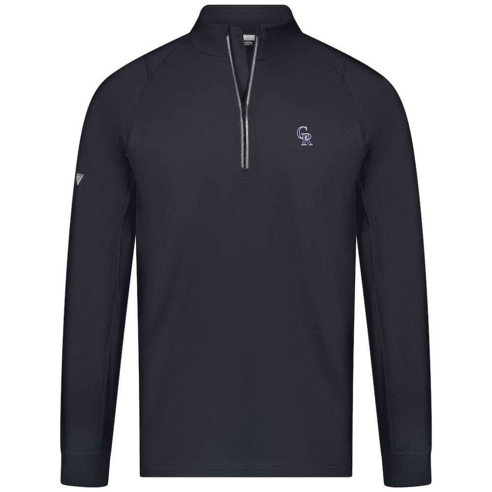Colorado Rockies Levelwear Theory Insignia Quarter-Zip Pullover - MLB Pullover