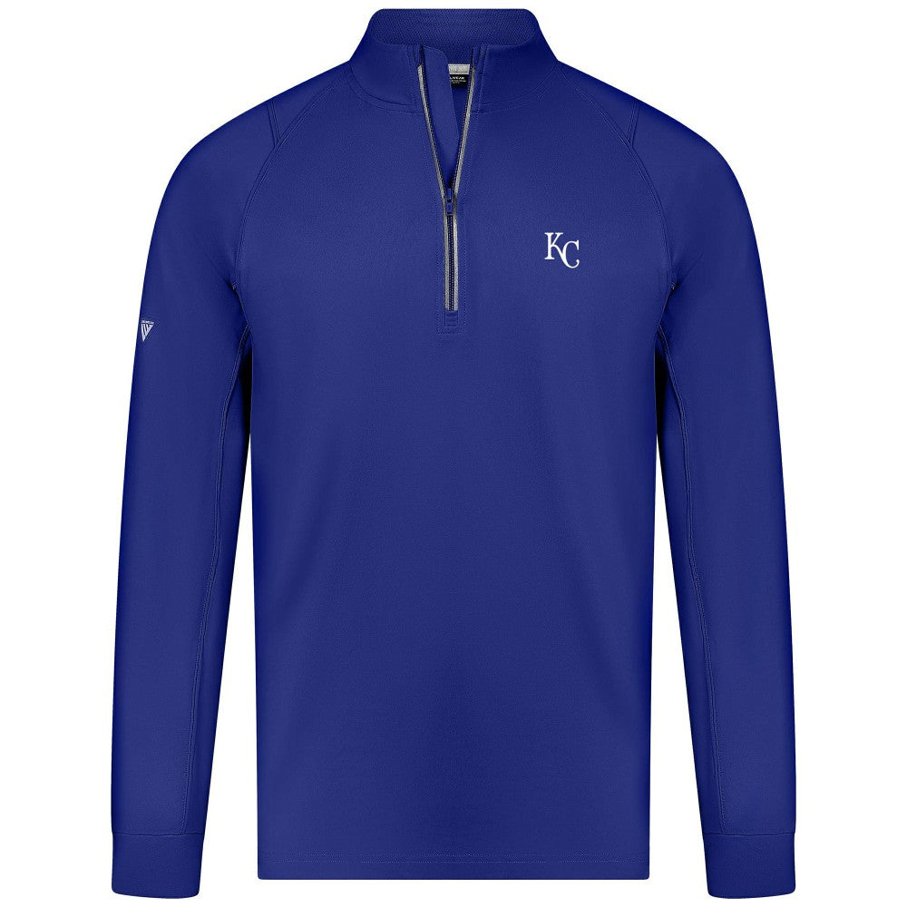 Kansas City Royals Levelwear Theory Insignia Quarter-Zip Pullover - MLB Pullover