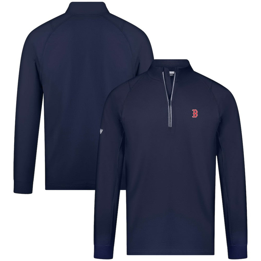 Boston Red Sox Levelwear Theory Insignia Quarter-Zip Pullover - MLB Pullover