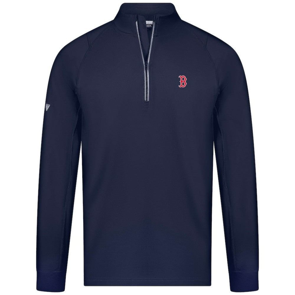 Boston Red Sox Levelwear Theory Insignia Quarter-Zip Pullover - MLB Pullover