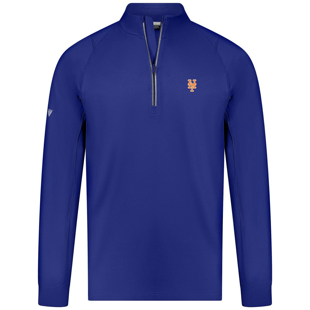 New York Mets Levelwear Theory Insignia Quarter-Zip Pullover - MLB Pullover