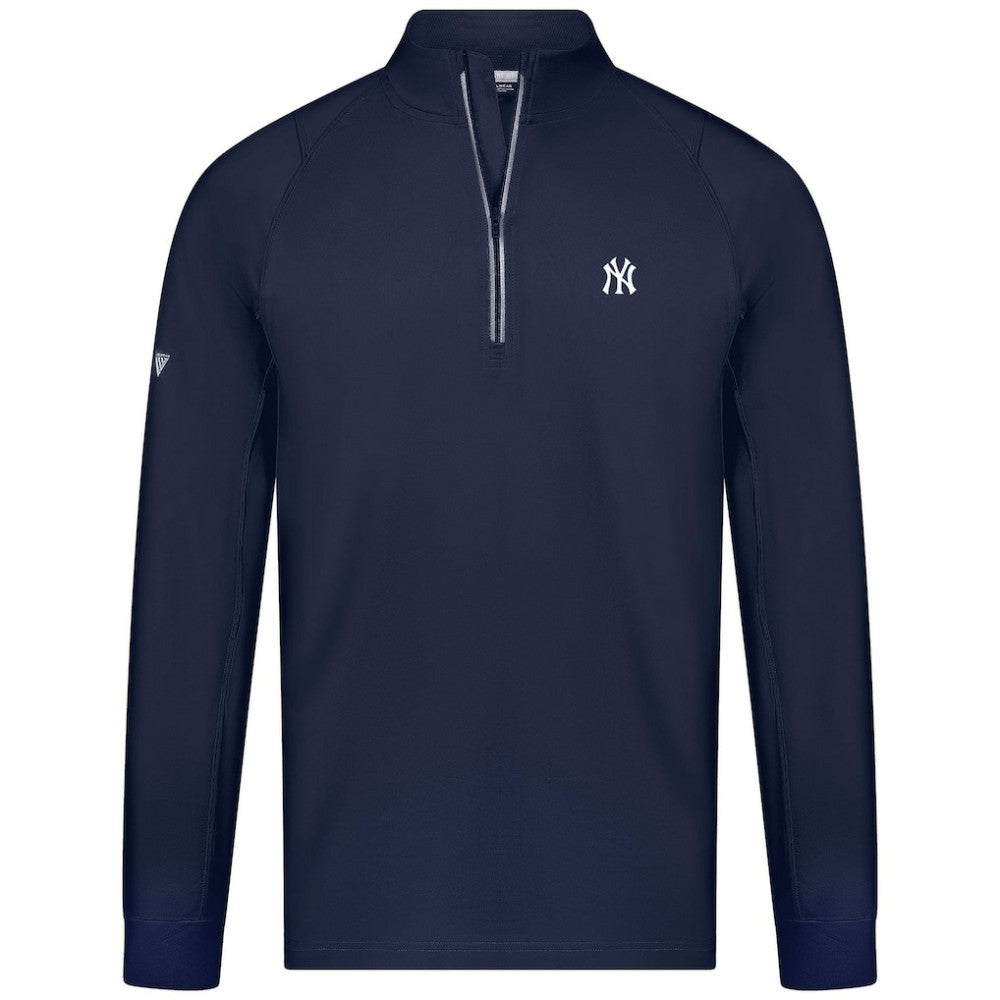 New York Yankees Levelwear Theory Insignia Quarter-Zip Pullover - MLB Pullover