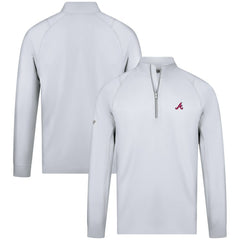 Atlanta Braves Levelwear Theory Insignia Quarter-Zip Pullover - MLB Pullover