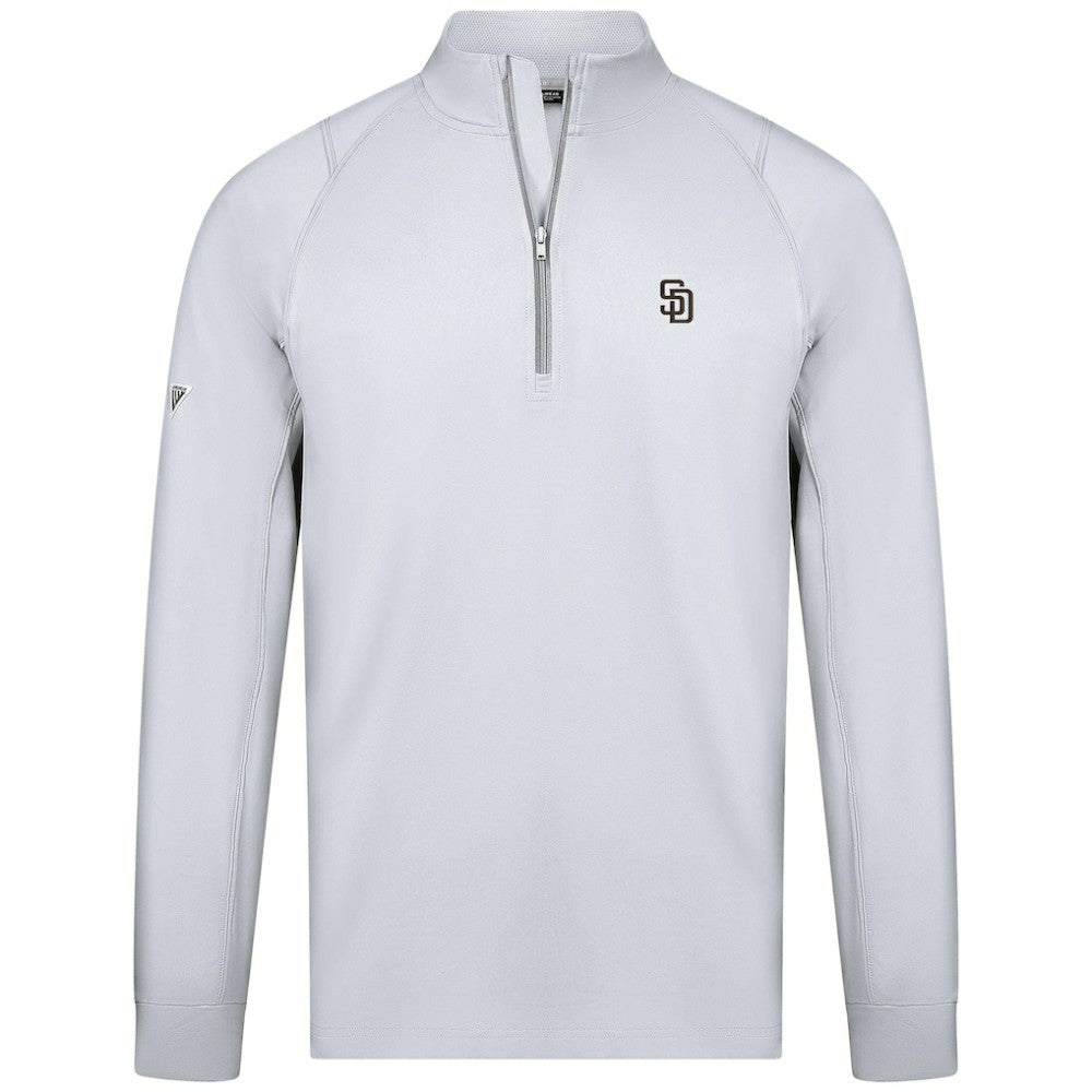 San Diego Padres Levelwear Theory Insignia Quarter-Zip Pullover - MLB Pullover
