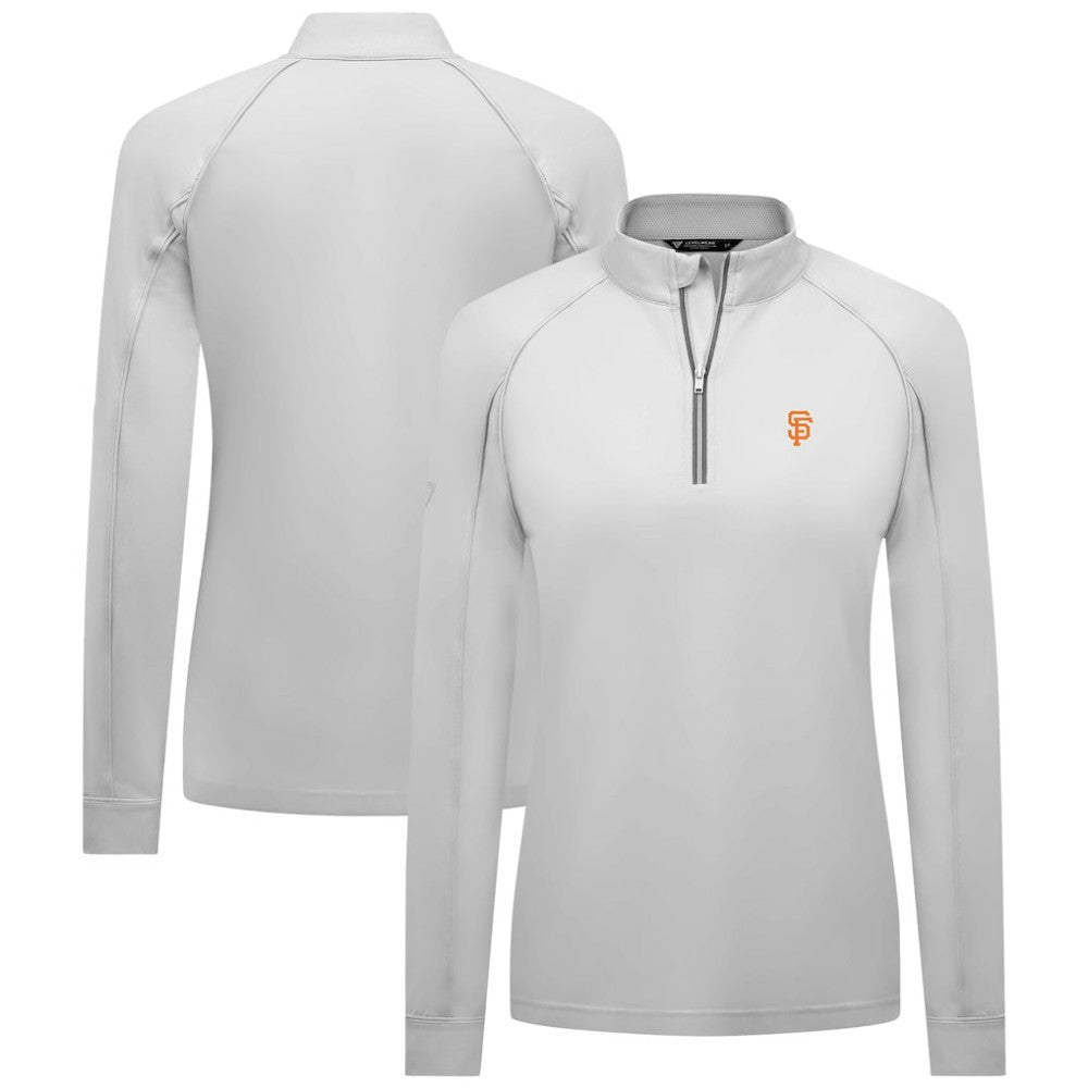 San Francisco Giants Levelwear Women's Kinetic Insignia Quarter-Zip Pullover - MLB Pullover