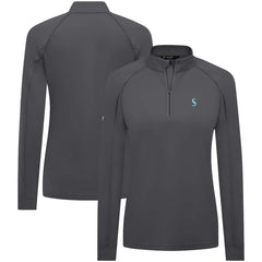 Seattle Mariners Levelwear Women's Kinetic Insignia Quarter-Zip Pullover - MLB Pullover
