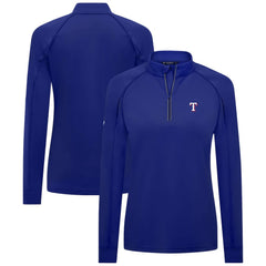 Texas Rangers Levelwear Women's Kinetic Insignia Quarter-Zip Pullover - MLB Pullover