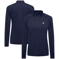 Detroit Tigers Levelwear Women's Kinetic Insignia Quarter-Zip Pullover - MLB Pullover