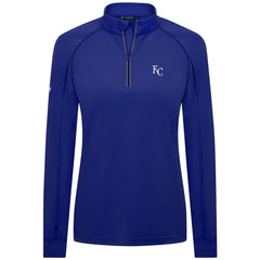 Kansas City Royals Levelwear Women's Kinetic Insignia Quarter-Zip Pullover - MLB Pullover