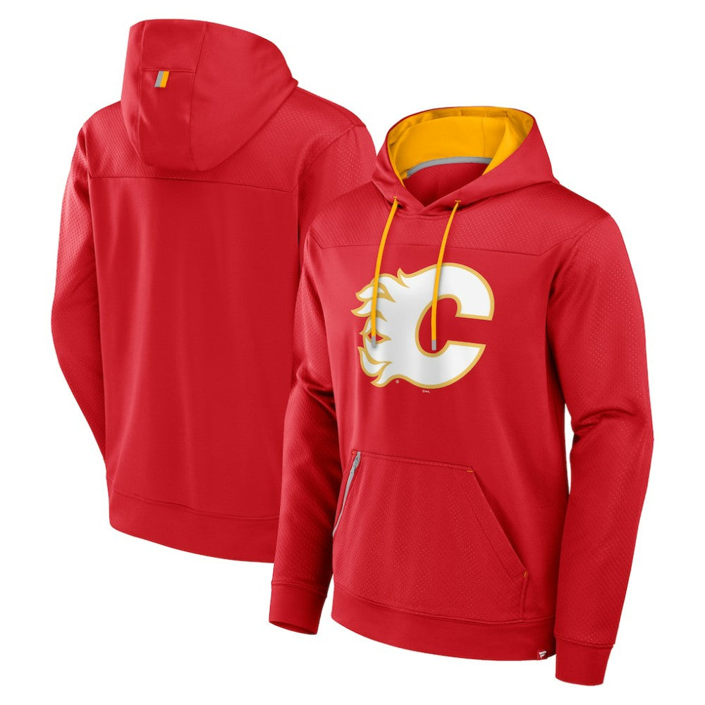 Calgary Flames Fanatics Defender Pullover Hoodie -  NHL Hoodies