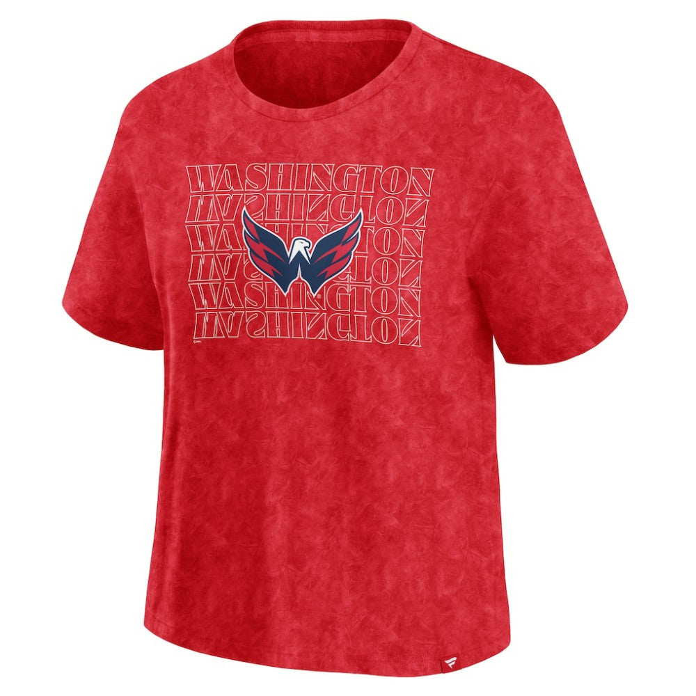 Washington Capitals Fanatics Women's Faded Wash T-Shirt -  NHL T-shirts