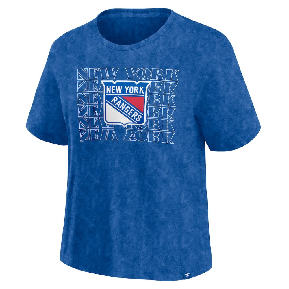 New York Rangers Fanatics Women's Faded Wash T-Shirt -  NHL T-shirts
