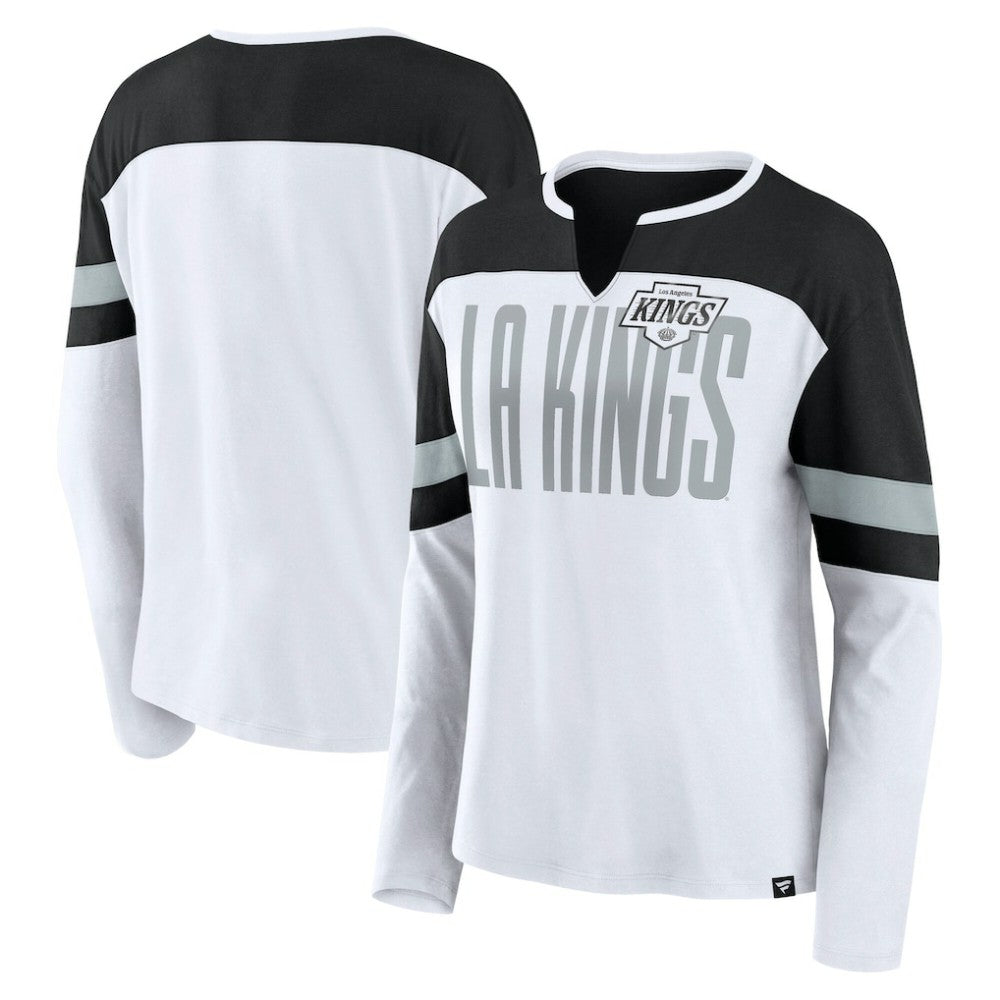 Los Angeles Kings Fanatics Women's Frozen Long Sleeve Notch Neck T-Shirt -  NHL T-shirts