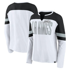 Los Angeles Kings Fanatics Women's Frozen Long Sleeve Notch Neck T-Shirt -  NHL T-shirts
