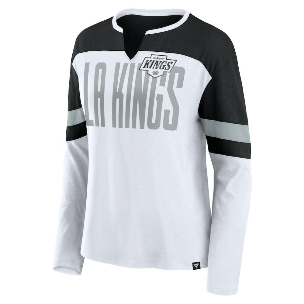 Los Angeles Kings Fanatics Women's Frozen Long Sleeve Notch Neck T-Shirt -  NHL T-shirts