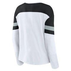 Los Angeles Kings Fanatics Women's Frozen Long Sleeve Notch Neck T-Shirt -  NHL T-shirts