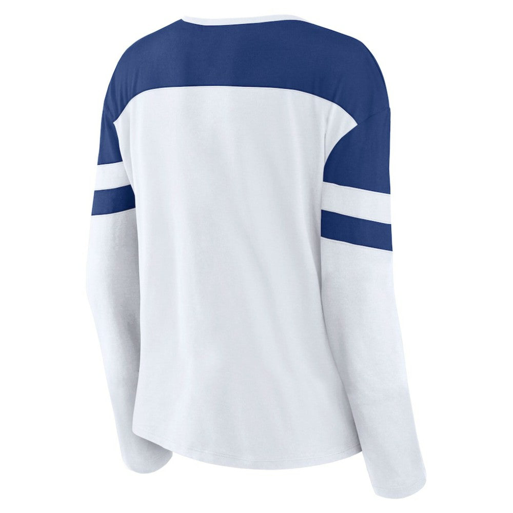 Tampa Bay Lightning Fanatics Women's Frozen Long Sleeve Notch Neck T-Shirt -  NHL T-shirts