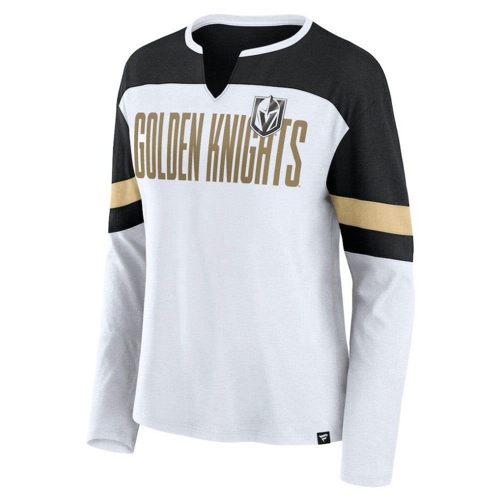 Vegas Golden Knights Fanatics Women's Frozen Long Sleeve Notch Neck T-Shirt -  NHL T-shirts