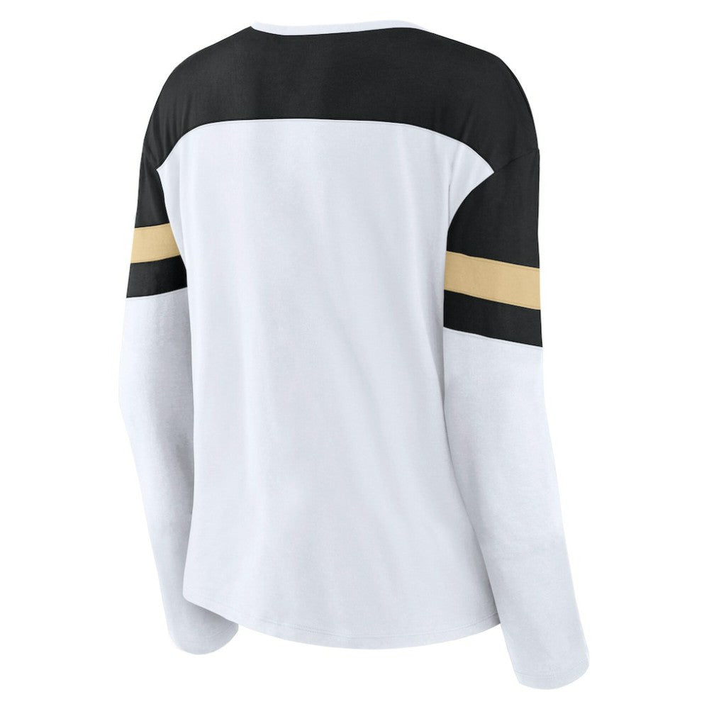 Vegas Golden Knights Fanatics Women's Frozen Long Sleeve Notch Neck T-Shirt -  NHL T-shirts
