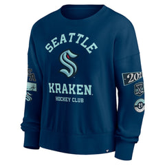 Seattle Kraken Fanatics Women's Go Team Pullover Sweatshirt -  NHL Sweatshirts
