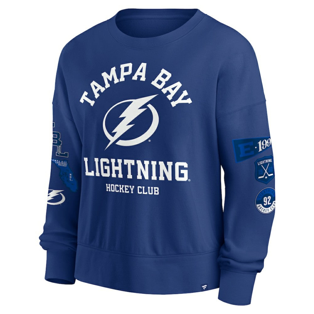 Tampa Bay Lightning Fanatics Women's Go Team Pullover Sweatshirt -  NHL Sweatshirts