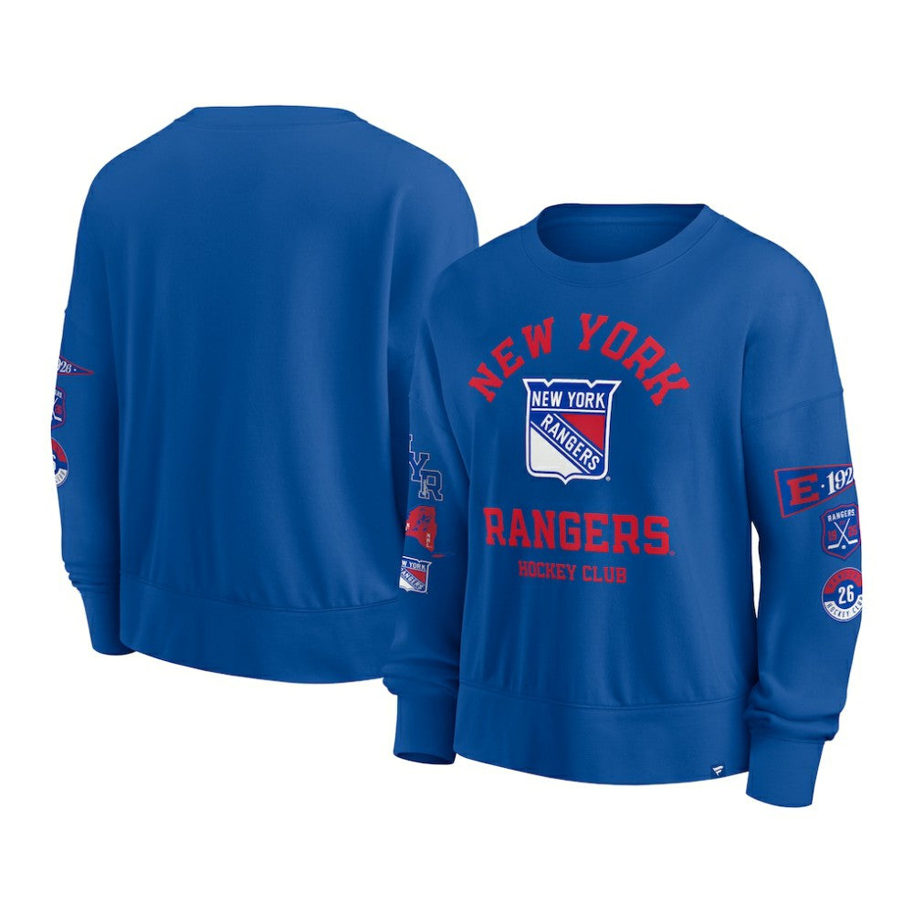 New York Rangers Fanatics Women's Go Team Pullover Sweatshirt -  NHL Sweatshirts