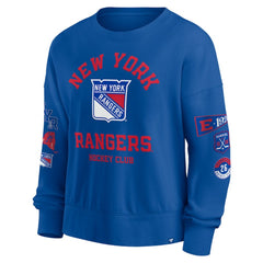 New York Rangers Fanatics Women's Go Team Pullover Sweatshirt -  NHL Sweatshirts