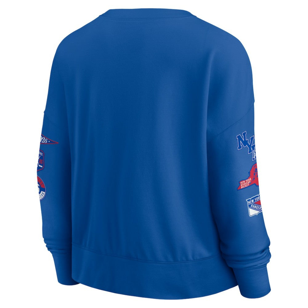 New York Rangers Fanatics Women's Go Team Pullover Sweatshirt -  NHL Sweatshirts
