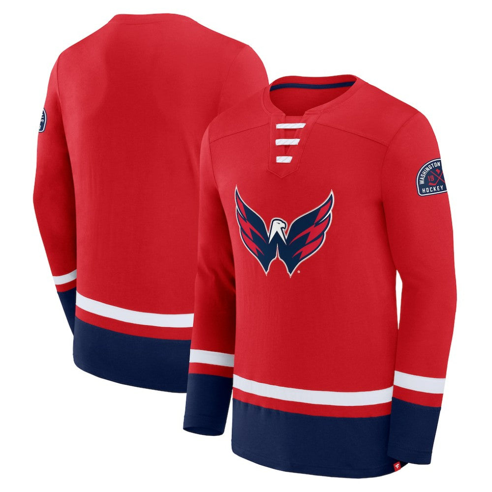 Washington Capitals Fanatics High Point Long Sleeve T-Shirt -  NHL T-shirts