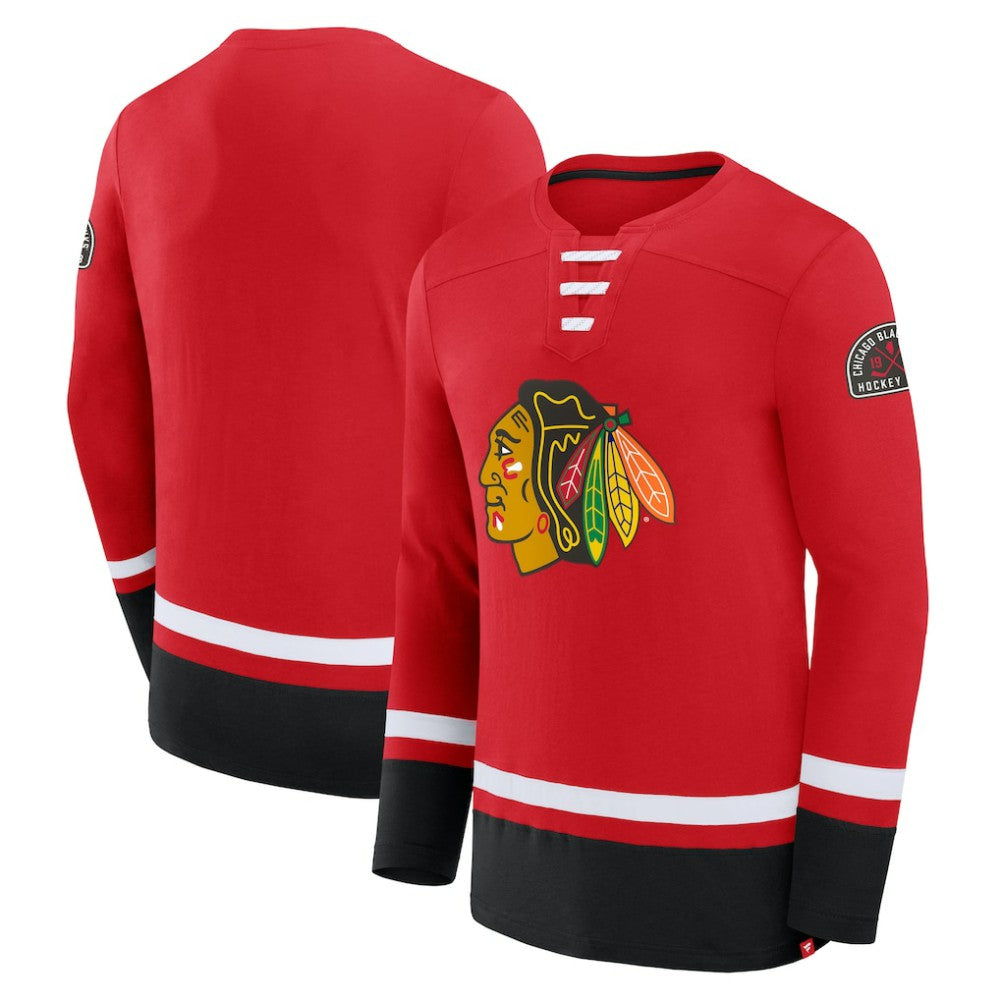 Chicago Blackhawks Fanatics High Point Long Sleeve T-Shirt -  NHL T-shirts