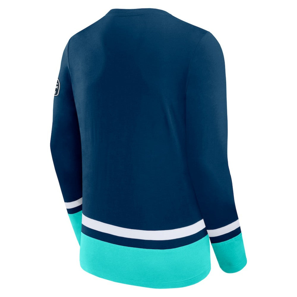 Seattle Kraken Fanatics High Point Long Sleeve T-Shirt -  NHL T-shirts