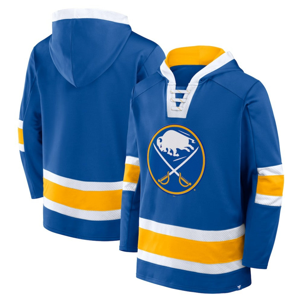 Buffalo Sabres Fanatics Inside Line Fleece Pullover Hoodie- Royal -  NHL Hoodies