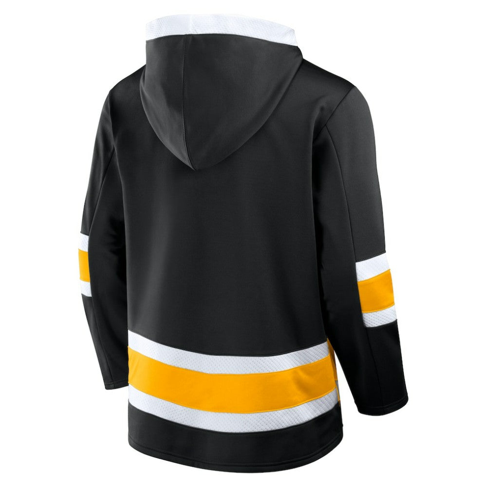 Boston Bruins Fanatics Inside Line Fleece Pullover Hoodie- Black -  NHL Hoodies