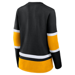 Boston Bruins Fanatics Women's Prime Time Lace-Up Long Sleeve T-Shirt -  NHL T-shirts