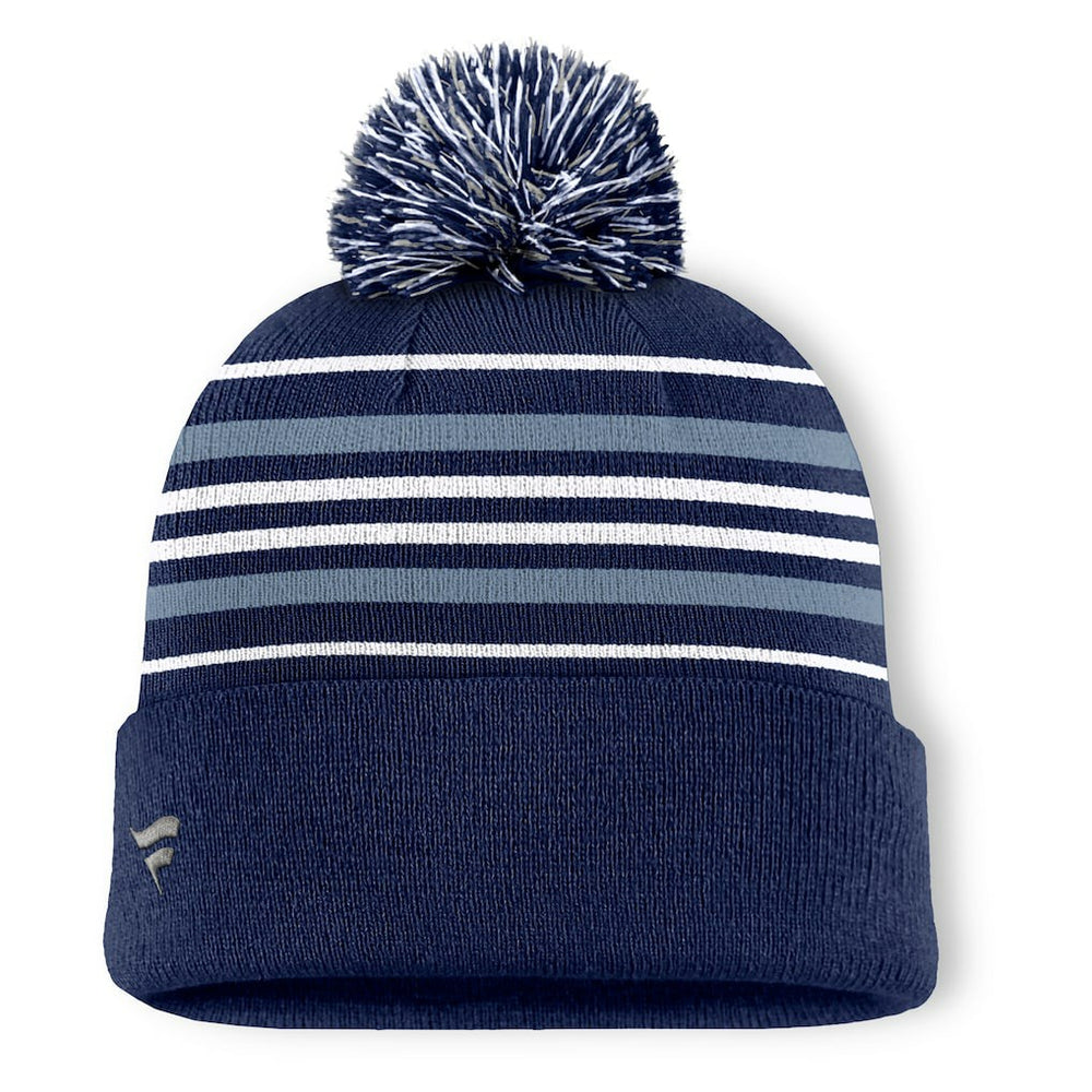 Dallas Cowboys Fundamental Striped Cuffed Knit Hat with Pom | NFL On sale