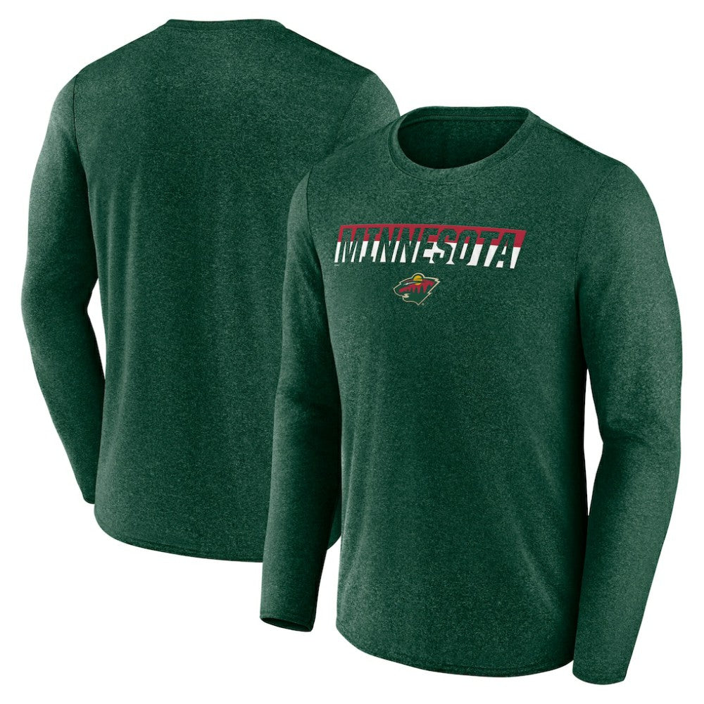 Minnesota Wild Fanatics Transition Long Sleeve T-Shirt -  NHL T-shirts
