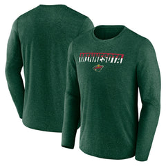 Minnesota Wild Fanatics Transition Long Sleeve T-Shirt -  NHL T-shirts