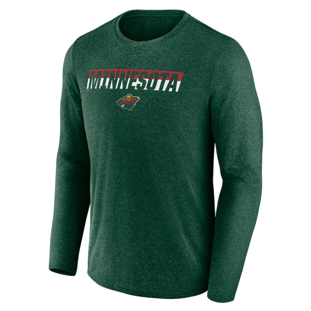 Minnesota Wild Fanatics Transition Long Sleeve T-Shirt -  NHL T-shirts