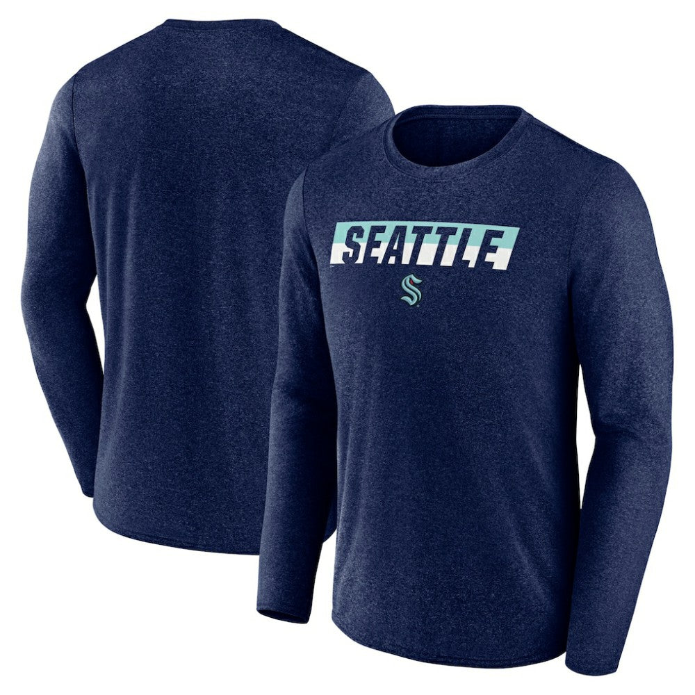 Seattle Kraken Fanatics Transition Long Sleeve T-Shirt -  NHL T-shirts