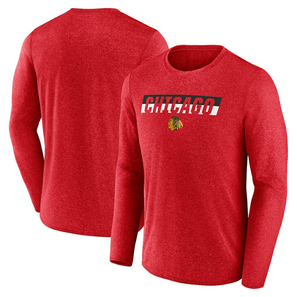 Chicago Blackhawks Fanatics Transition Long Sleeve T-Shirt -  NHL T-shirts