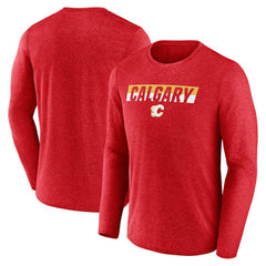Calgary Flames Fanatics Transition Long Sleeve T-Shirt -  NHL T-shirts