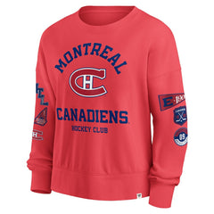 Montreal Canadiens Fanatics Women's Oversized Vintage Go Team Pullover Sweatshirt -  NHL Sweatshirts