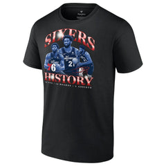 Black Joel Embiid Philadelphia 76ers History T-Shirt sale | NBA